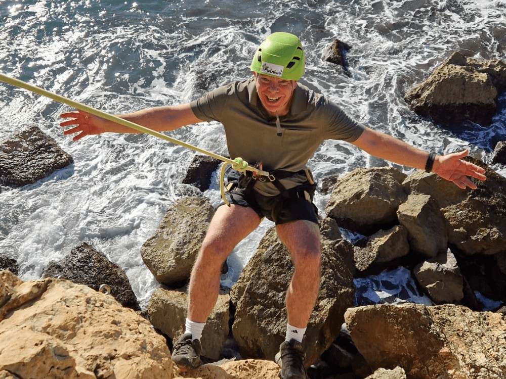 Abseiling close to Manacor
